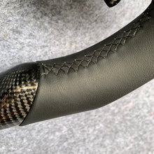 Load image into Gallery viewer, CZD auto parts for Honda 10th gen Accord EXL EX LX 2018-2022 carbon fiber steering wheel with smooth leather side