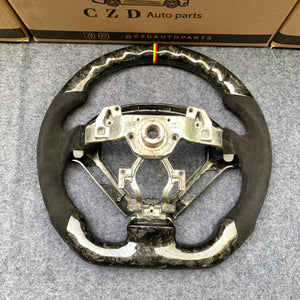 CZD Autoparts For Infiniti Q40 Q60 2014-2015 carbon fiber steering wheel gloss forged carbon fiber trim