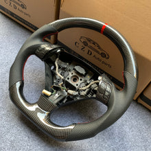 Load image into Gallery viewer, czd auto parts carbon fiber steering wheel for Accord V6/Forum/coupe/CL9/CL7 with black perforated leather