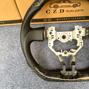 czd auto parts carbon fiber steering wheel for Toyota FRS 2012-2016 with perforated leather
