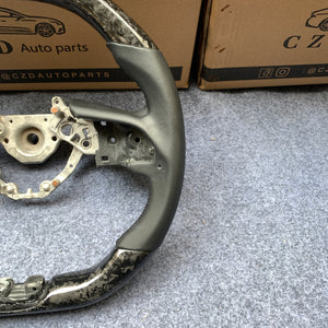CZD auto parts for Nissan GTR R50 2017-2022 carbon fiber steering wheel with gloss forged carbon fiber