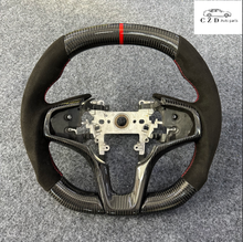 Load image into Gallery viewer, CZD auto parts for Acura NSX 2017+ carbon fiber steering wheel with alcantara