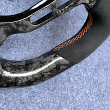 Load image into Gallery viewer, CZD autoparts for Nissan gtr r35 2009-2016 carbon fiber steering wheel with orange stitching