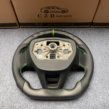 Load image into Gallery viewer, CZD auto parts for Ford Bronco Sport 2021-2022 carbon fiber steering wheel with green stripe line