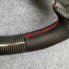 Load image into Gallery viewer, CZD auto parts for Subaru WRX STI  2015-2020 carbon fiber steering wheel with red stitching