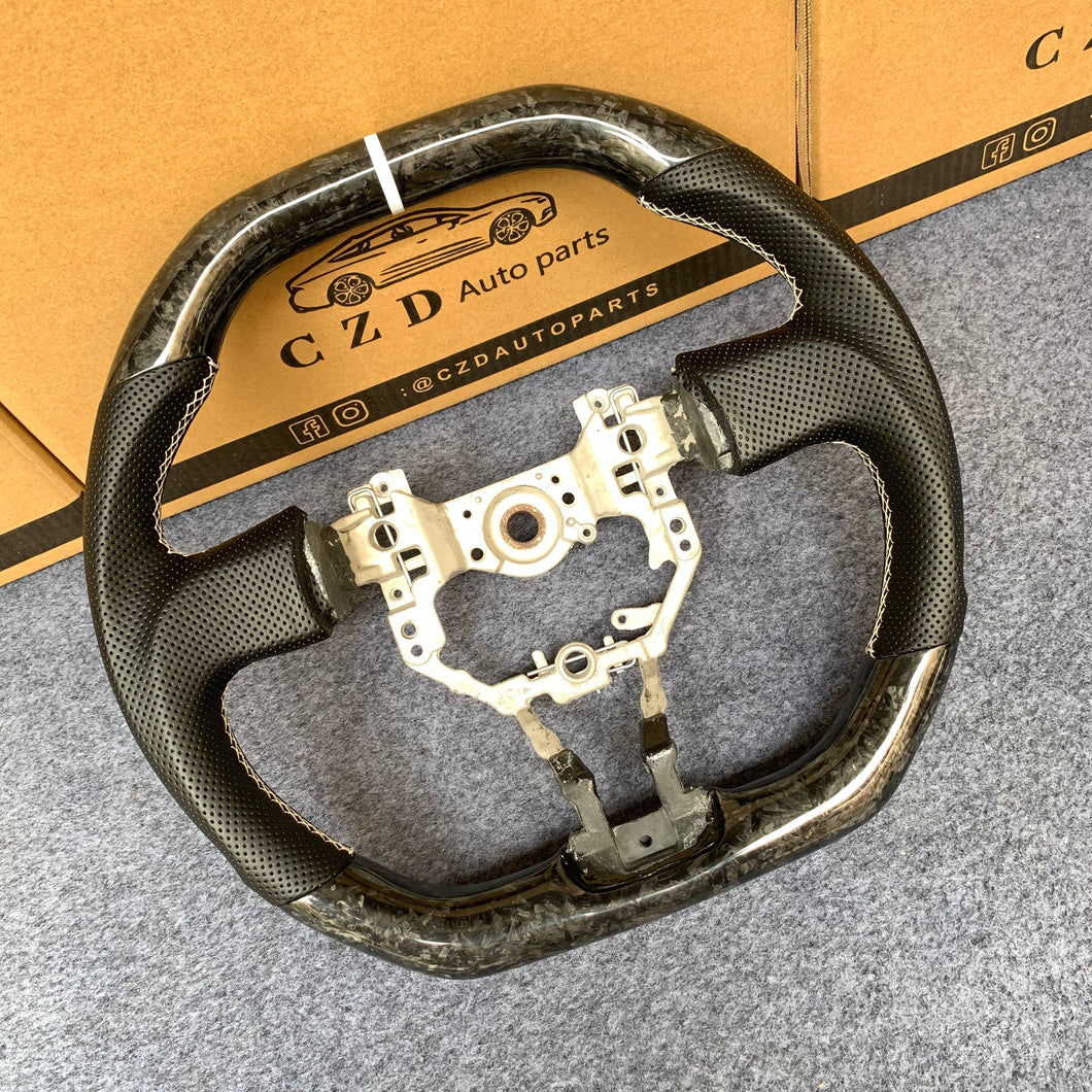 CZD auto parts carbon fiber steering wheel for Subaru BRZ 2016-2020 with forged carbon fiber