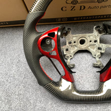 Load image into Gallery viewer, CZD auto parts for Honda Accord Crosstour 2013-2015 carbon fiber steering wheel with red carbon trim