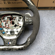 Load image into Gallery viewer, CZD auto parts for BMW 2 Series F22 carbon fiber steering wheel with forged carbon &amp; LED