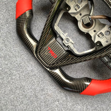 Load image into Gallery viewer, CZD auto parts for Toyota 8th gen Camry se xse le xle 2018-2022 carbon fiber steering wheel with red stripe line