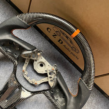 Load image into Gallery viewer, CZD autoparts for Nissan GTR R50 2017-2022 carbon fiber steering wheel with  orange stripe line