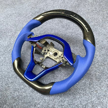 Load image into Gallery viewer, czd auto parts carbon fiber steering wheel for Honda 10th gen Accord EXL EX LX/Insight with blue perforated leather