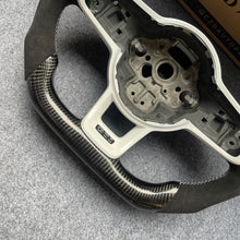 Load image into Gallery viewer, CZD auto parts for Volkswagen Golf 7 GTI Golf R MK7 VW Polo GTI Scirocco 2015 2016 carbon fiber steering wheel with alcantara leather side