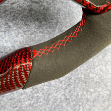 Load image into Gallery viewer, CZD auto parts for Honda 11th gen Civic XI 2021-2022 carbon fiber steering wheel with black &amp; red carbon trim