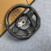 Load image into Gallery viewer, CZD auto parts for Toyota Avalon 2019-2022 carbon fiber steering wheel  with  gloss black carbon fiber