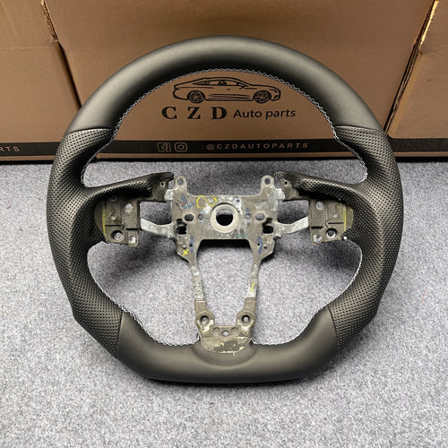 czd auto parts carbon fiber steering wheel for Acura TLX 2015-2021 with black leather