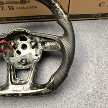 Load image into Gallery viewer, CZD auto parts for Audi A3 (8V) carbon fiber steering wheel  with forged carbon &amp; led