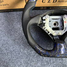 Load image into Gallery viewer, CZD auto parts for Honda S2000 2000-2009 carbon fiber steering wheel forged carbon with blue flakes