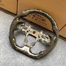 Load image into Gallery viewer, CZD Autoparts For Honda FK2 carbon fiber steering wheel forged carbon fiber with golden flakes top&amp;bottom