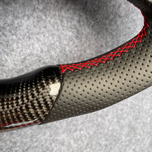 Load image into Gallery viewer, CZD auto parts JEEP WRANGLER JL GLADIATOR 2018+ carbon fiber steering wheel with gloss black carbon