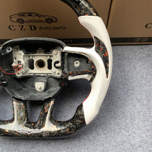 Load image into Gallery viewer, CZD auto parts for Dodge Durango 2018-2021 carbon fiber steering wheel with red &amp; golden flakes forged carbon fiber