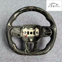 Load image into Gallery viewer, CZD auto parts for Dodge (SRT) Challenger 2015-2021 carbon fiber steering wheel with forged carbon fiber