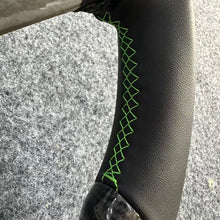 Load image into Gallery viewer, CZD auto parts for  Chevrolet Corvette C6 Z06 C6 2005-2013 carbon fiber steering wheel with light green stripe line
