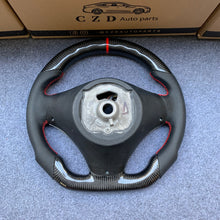 Load image into Gallery viewer, CZD autoparts for BMW M3 E90 E92 E93 2008-2013 carbon fiber steering wheel with gloss black carbon fiber