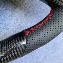 Load image into Gallery viewer, CZD auto parts carbon fiber steering wheel for Kia K5 with red stripe
