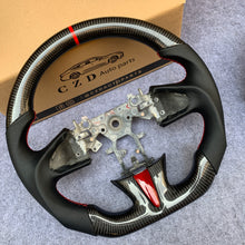 Load image into Gallery viewer, czd auto parts carbon fiber steering wheel for Infiniti Q50 2014-2017 with smooth leather