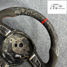 Load image into Gallery viewer, CZD auto parts for S3 S4 S5 S6 S8 carbon fiber steering wheel with forged carbon fiber