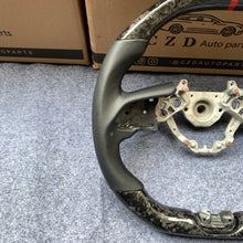 Load image into Gallery viewer, CZD auto parts for Nissan GTR R50 2017-2022 carbon fiber steering wheel with gloss forged carbon fiber