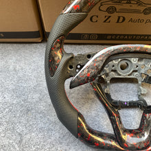 Load image into Gallery viewer, CZD auto parts For Honda Insight/10th gen Accord EXL/EX/LX 2018-2022 Carbon Fiber Steering Wheel With forged carbon fiber with red flakes