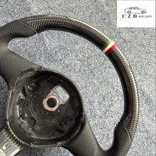 Load image into Gallery viewer, CZD auto part for Lamborghini Gallardo 2004-2014  carbon fiber steering wheel with three stripe line