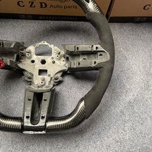 Load image into Gallery viewer, CZD auto parts carbon fiber steering wheel for Ford Mustang 2010-2014 with alcantara