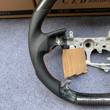Load image into Gallery viewer, CZD For Toyota Tundra 2014/2015/2016/2017 carbon fiber steering wheel with smooth leather sides