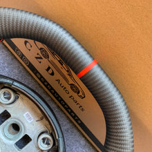 Load image into Gallery viewer, Tesla Model 3 2017/2018/2019/2020 carbon fiber steering wheel from CZD with black leather