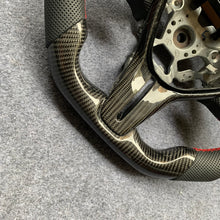 Load image into Gallery viewer, czd auto parts carbon fiber steering wheel for Infiniti Q60 2016-2018 with red stripe