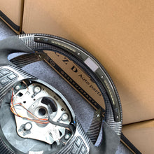 Load image into Gallery viewer, CZD auto parts for BMW M3 E90 E92 E93 2008-2013 carbon fiber steering wheel with paddle shifter &amp; LED