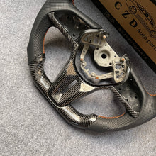 Load image into Gallery viewer, CZD autoparts for Nissan GTR R50 2017-2022 carbon fiber steering wheel with  orange stripe line