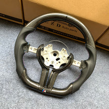 Load image into Gallery viewer, CZD Autoparts For BMW X5 M F85 X6 M F86 carbon fiber steering wheel gloss carbon fiber top&amp;bottom