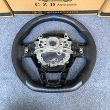 Load image into Gallery viewer, CZD Autoparts For Honda Civic 2021-2022 carbon fiber steering wheel matte carbon fiber trim