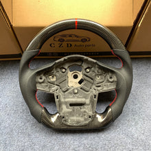 Load image into Gallery viewer, CZD auto parts for TOYOTA SUPRA A90 A91 MK5 2020-2021 carbon fiber steering wheel with red stripe line