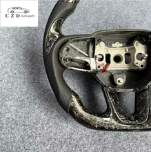 Load image into Gallery viewer, CZD auto parts for Dodge (SRT) Challenger 2015-2021 carbon fiber steering wheel with forged carbon fiber
