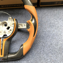 Load image into Gallery viewer, CZD Autoparts For BMW X5M X4 carbon fiber steering wheel inner trim in gloss yellow