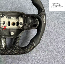 Load image into Gallery viewer, CZD auto parts for Dodge (SRT) Challenger 2015-2021 carbon fiber steering wheel with forged carbon fiber