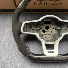Load image into Gallery viewer, CZD auto parts for Volkswagen Golf 7 GTI Golf R MK7 VW Polo GTI Scirocco 2015 2016 carbon fiber steering wheel with alcantara leather side