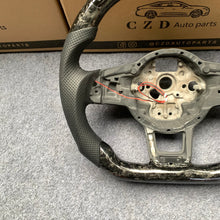 Load image into Gallery viewer, CZD auto parts for Volkswagen Golf 7 GTI Golf R MK7 VW Polo GTI Scirocco 2015 2016 carbon fiber steering wheel with forged carbon fiber