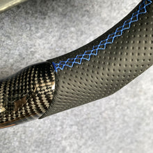 Load image into Gallery viewer, CZD auto parts for volvo s60 2005-2009 carbon fiber steering wheel with orange stripe