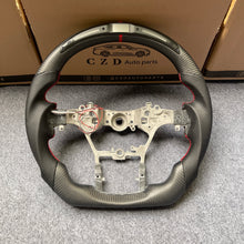 Load image into Gallery viewer, czd auto parts carbon fiber steering wheel for hilux with round led
