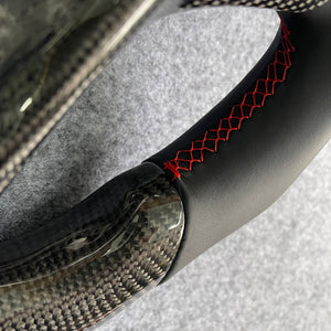czd auto parts carbon fiber steering wheel for Toyota Camry with 3spoke 2012-2014